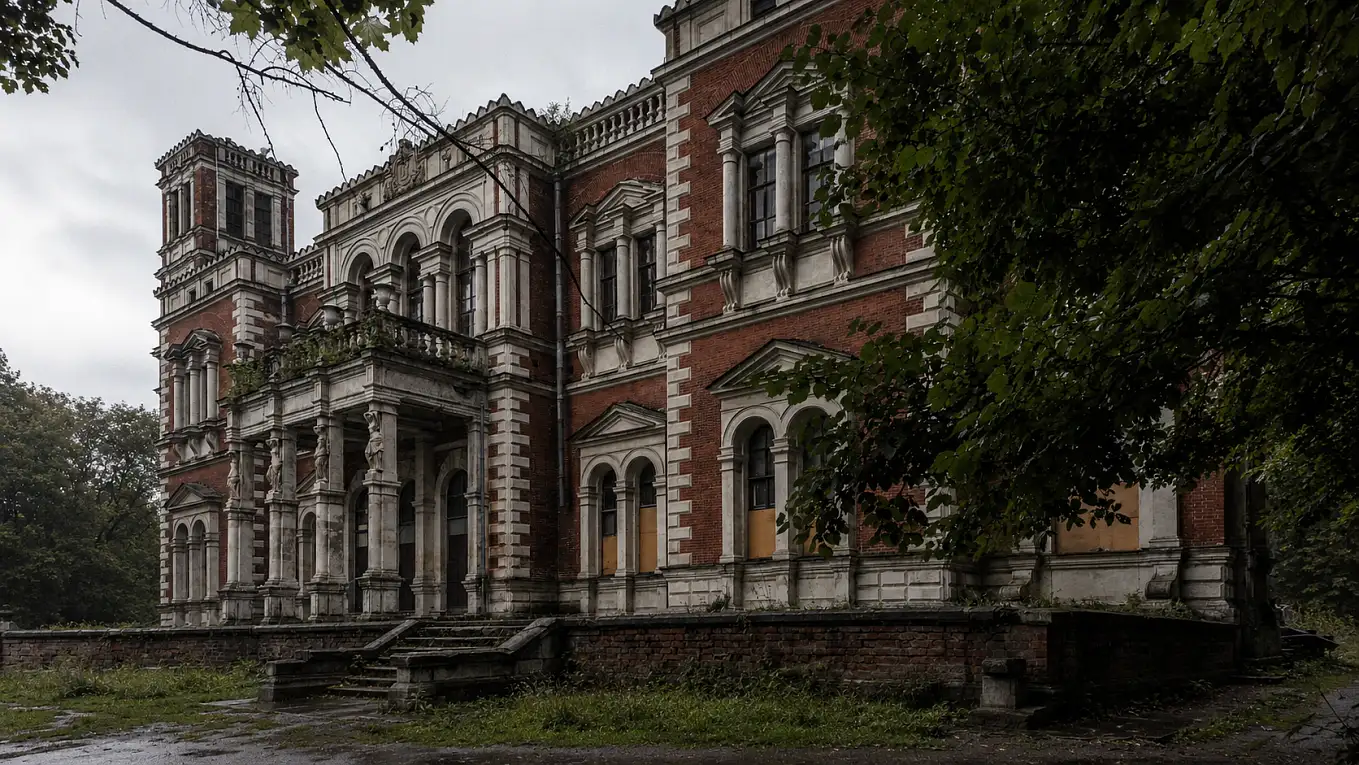 Главный дом усадьбы Быково в Московской области