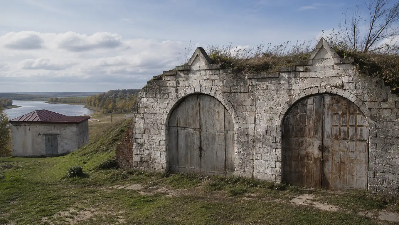 Белокаменные кузницы в Старице