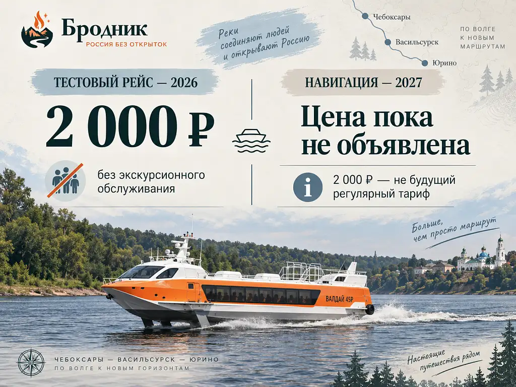 Стоимость тестового рейса Чебоксары — Юрино и статус тарифа 2027 года