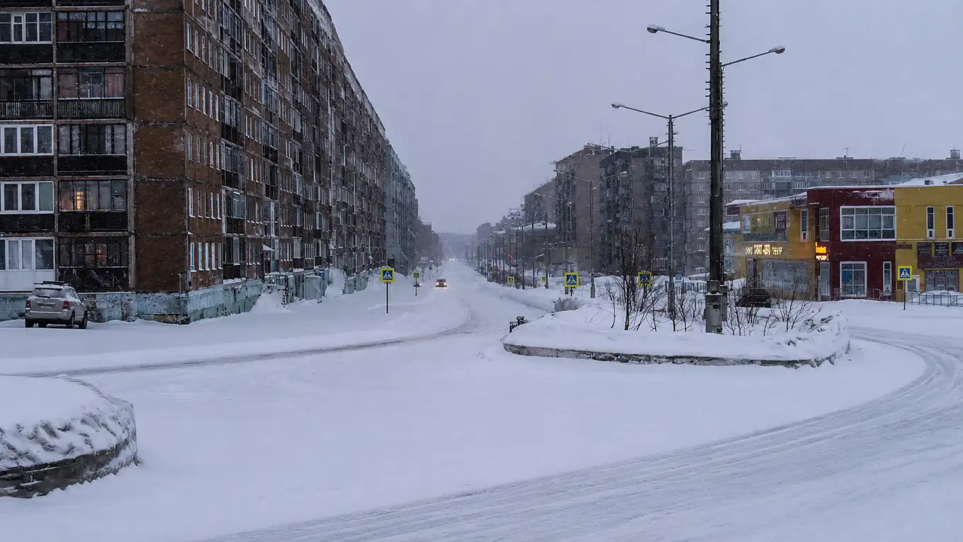 Городская и промышленная среда Норильска
