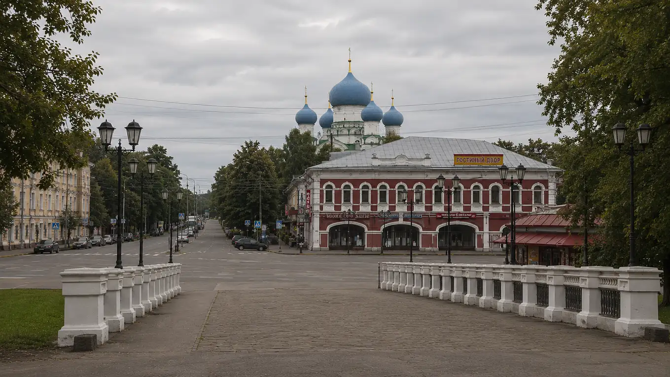 Торговые ряды и повседневная жизнь на Успенской площади