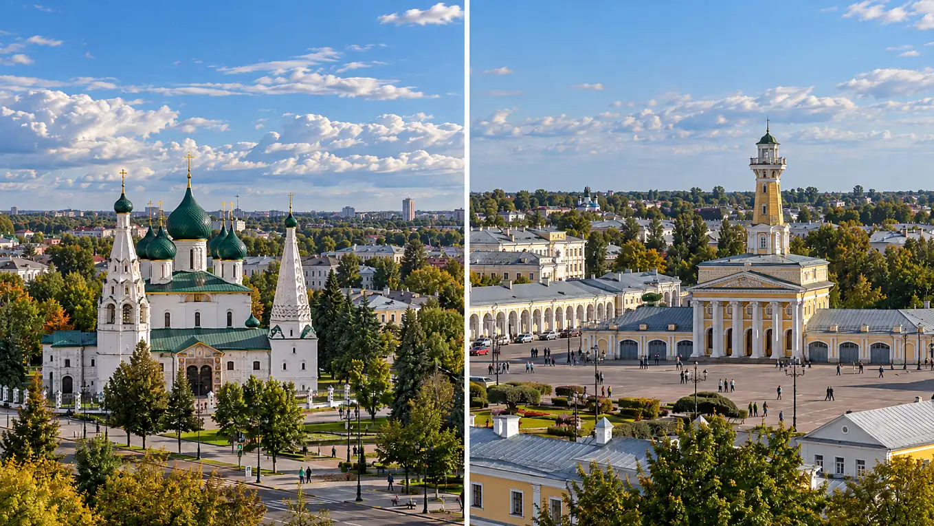 Ярославль и Кострома как два разных волжских городских сценария