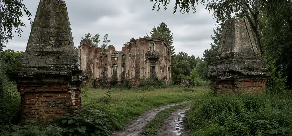 Петровское-Алабино: руины усадьбы и проверка доступа